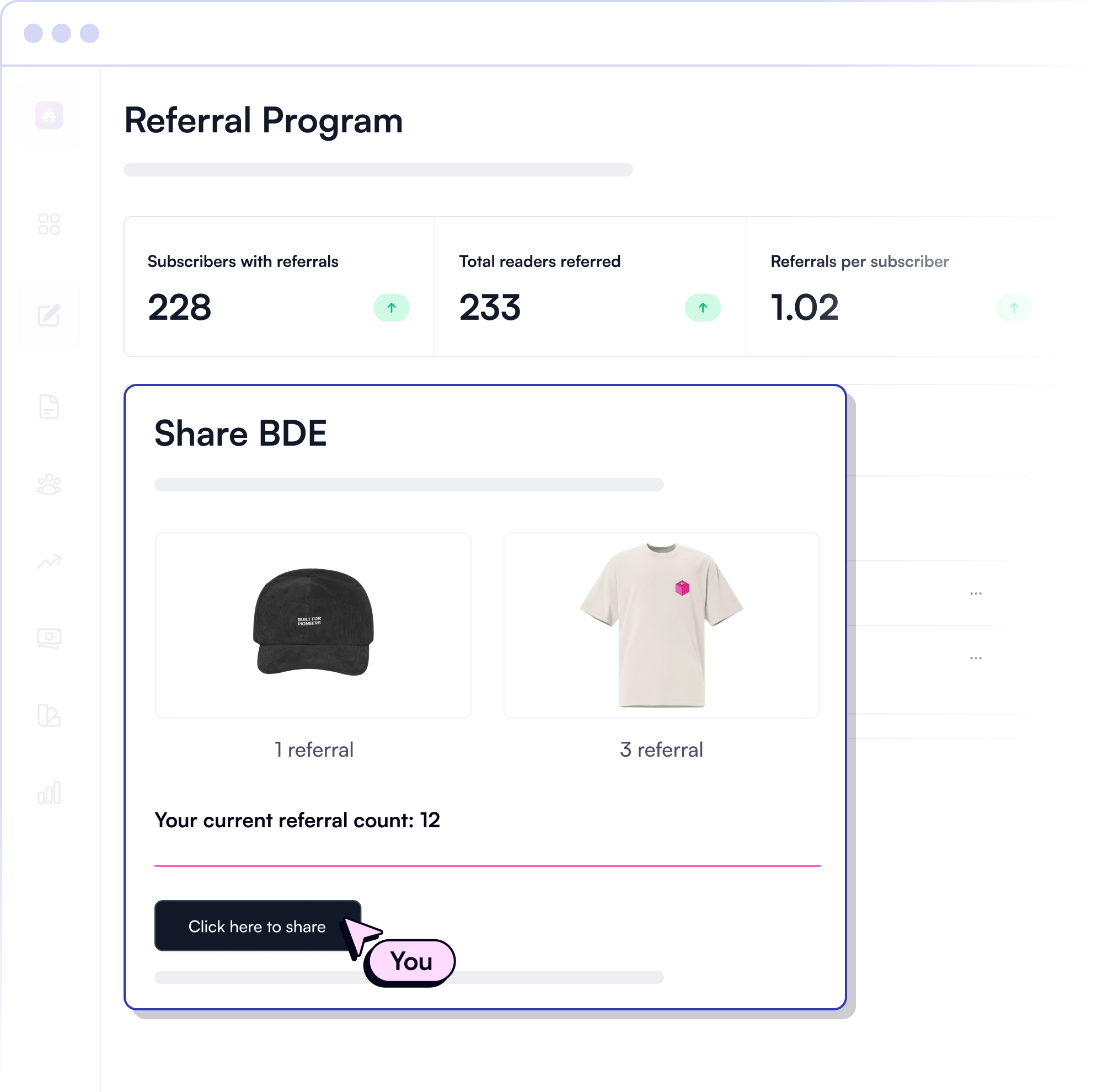 beehiiv referral screenshot